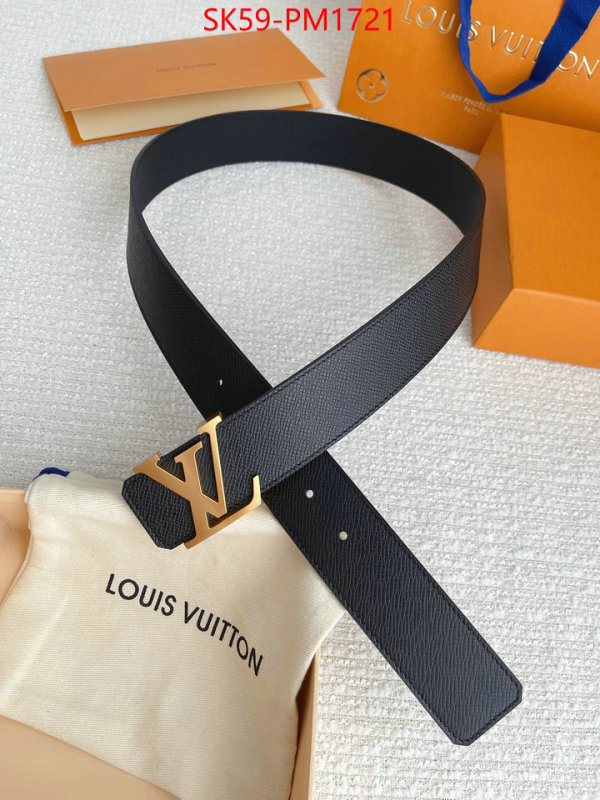 Belts-LV top quality fake ID: PM1721 $: 59USD