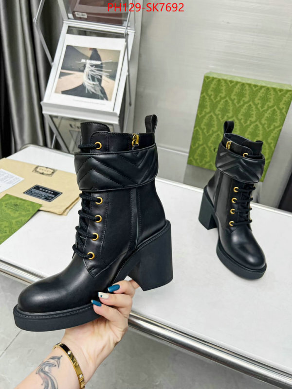 Women Shoes-Gucci where to buy replicas ID: SK7692 $: 129USD