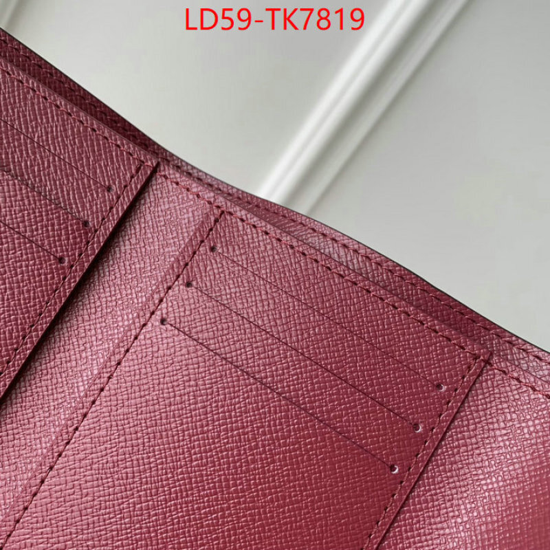 LV Bags(TOP)-Wallet luxury cheap ID: TK7819 $: 59USD,
