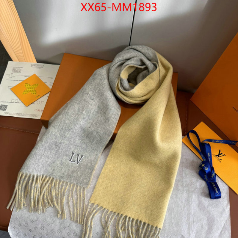 Scarf-LV top quality fake ID: MM1893 $: 65USD