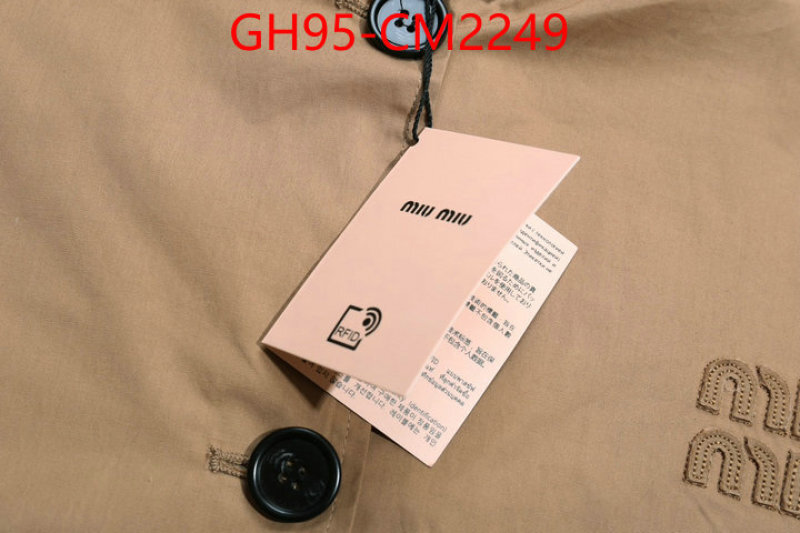 Clothing-MIU MIU unsurpassed quality ID: CM2249 $: 95USD