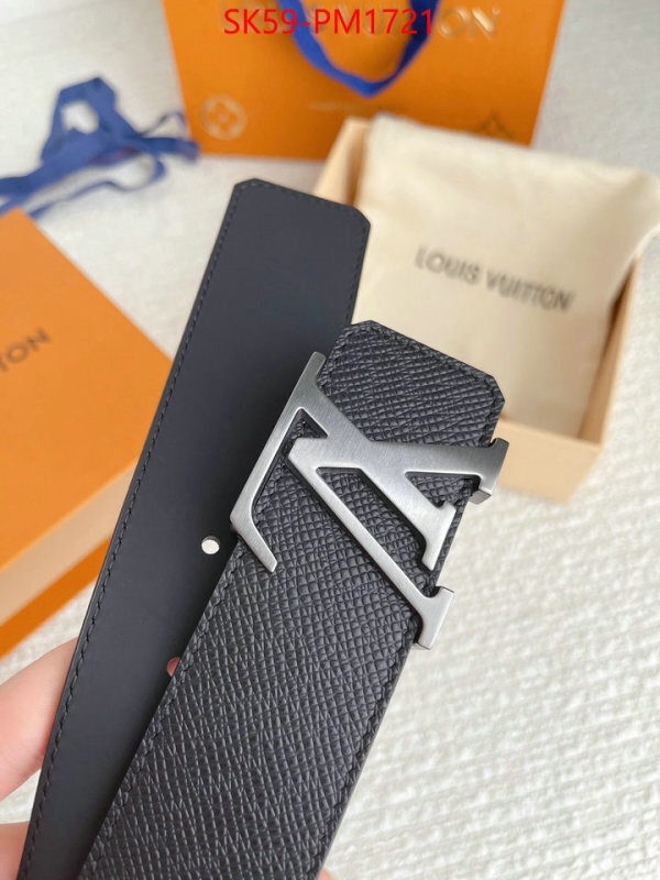 Belts-LV top quality fake ID: PM1721 $: 59USD