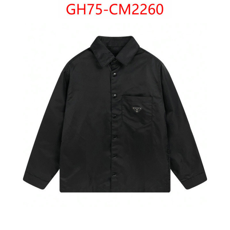 Clothing-Prada replica designer ID: CM2260 $: 75USD