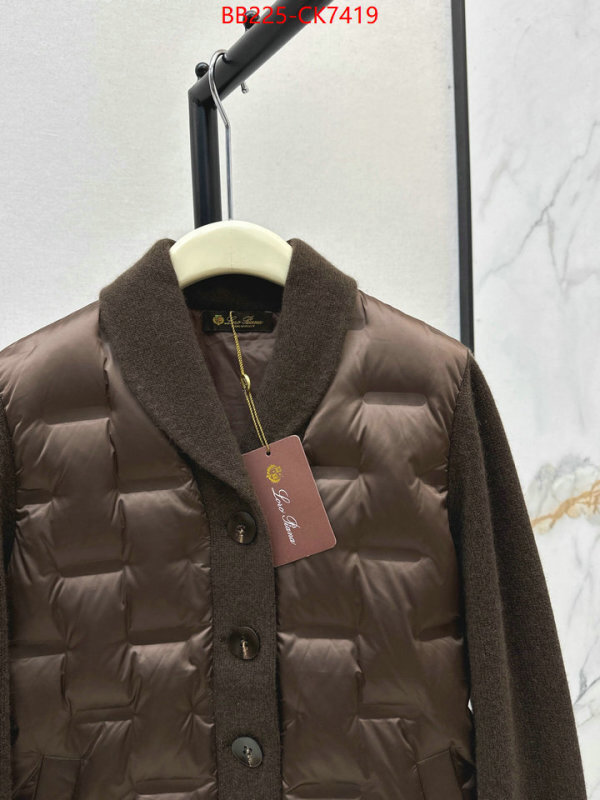Down jacket Women-Loro Piana best replica new style ID: CK7419 $: 225USD
