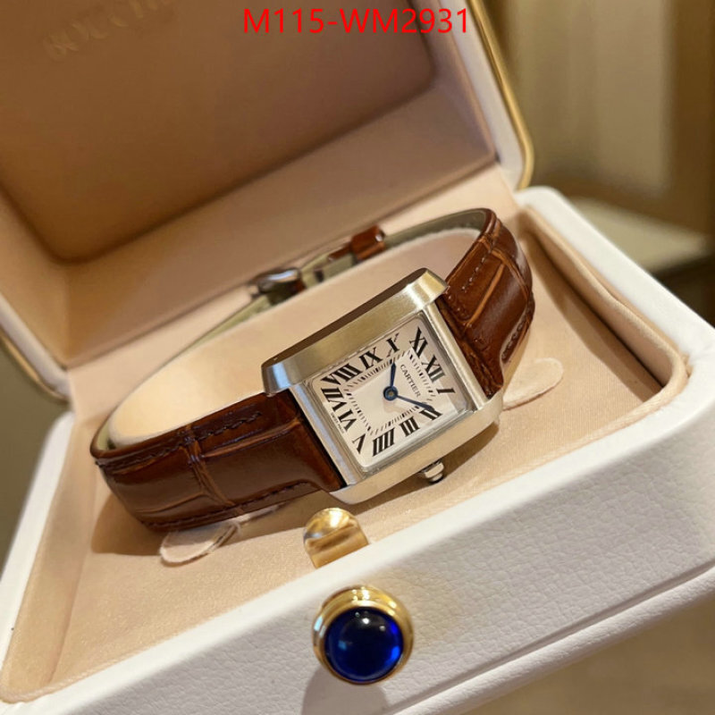 Watch(4A)-Cartier high quality 1:1 replica ID: WM2931 $: 115USD-shoes yupoo Watch(4A)-Cartier high quality 1:1 replica ID: WM2931 $: 115USD