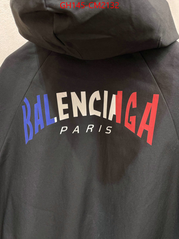 Clothing-Balenciaga the highest quality fake ID: CM2132 $: 145USD
