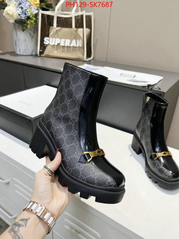 Women Shoes-Gucci buy cheap ID: SK7687 $: 129USD