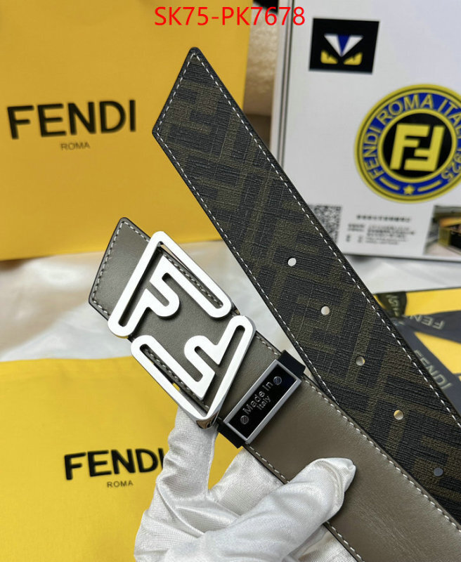Belts-Fendi shop cheap high quality 1:1 replica ID: PK7678 $: 75USD