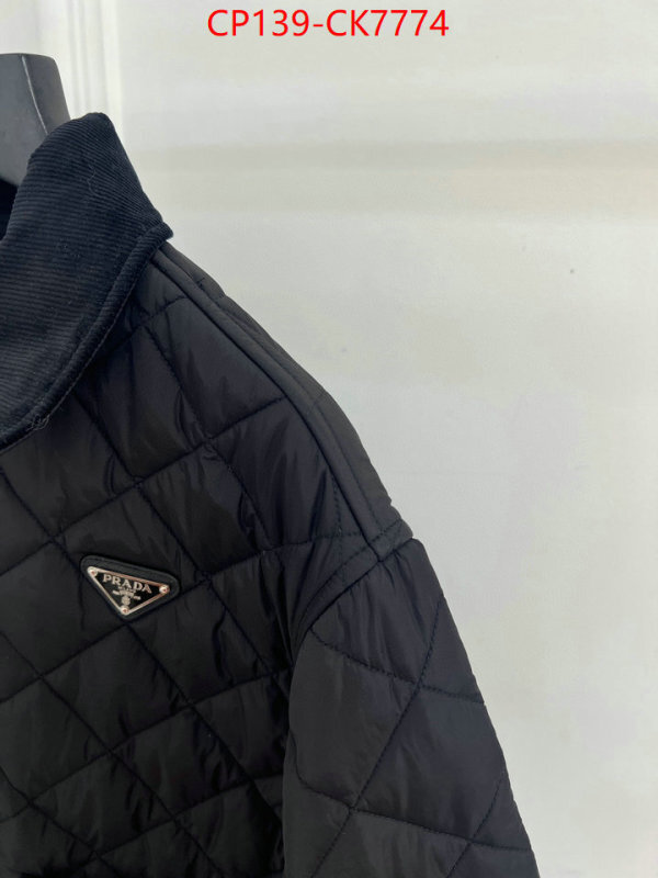 Clothing-Prada replica 2024 perfect luxury ID: CK7774 $: 139USD