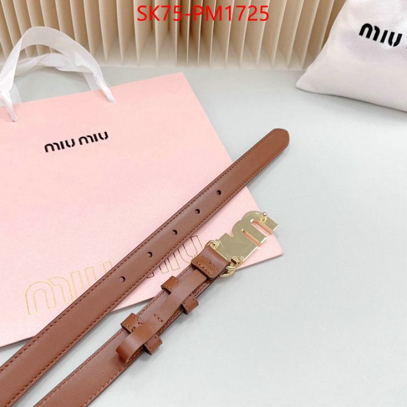 Belts-MIU MIU buy the best high quality replica ID: PM1725 $: 75USD