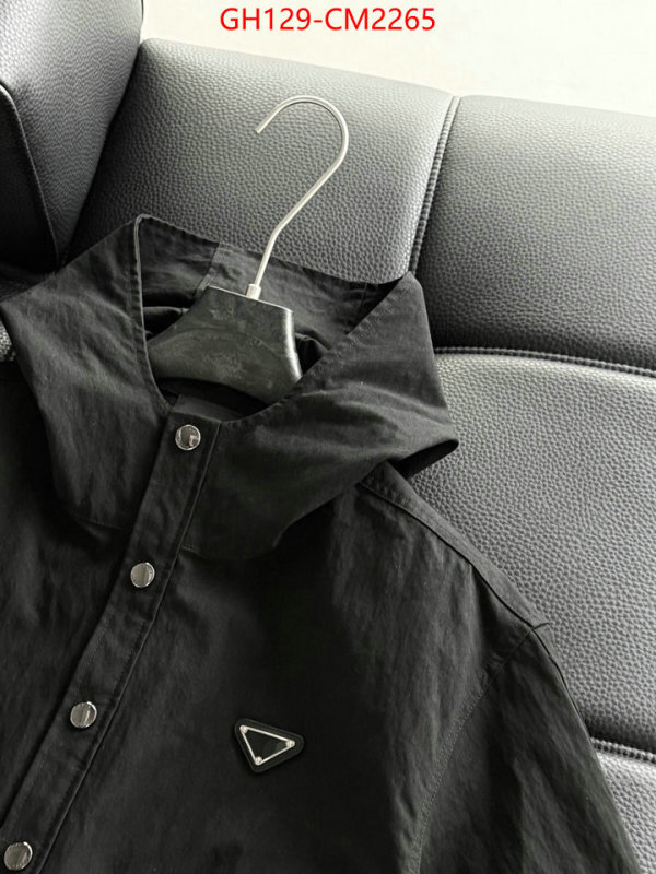 Clothing-Prada designer replica ID: CM2265 $: 129USD