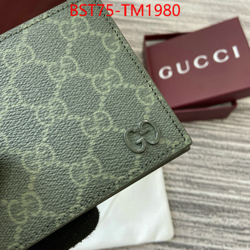 Gucci Bags(TOP)-Wallet- wholesale imitation designer replicas ID: TM1980 $: 75USD,