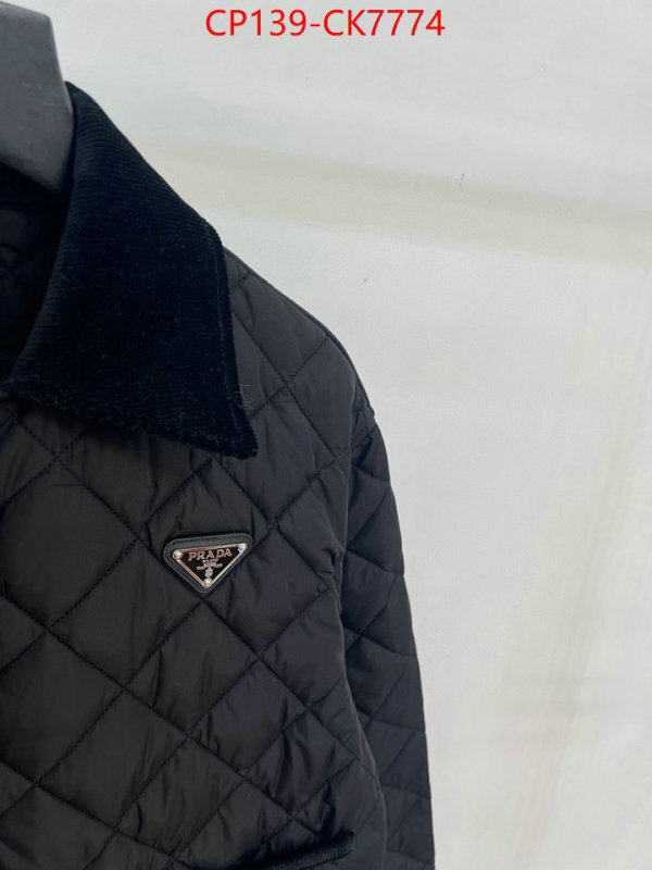 Clothing-Prada replica 2024 perfect luxury ID: CK7774 $: 139USD