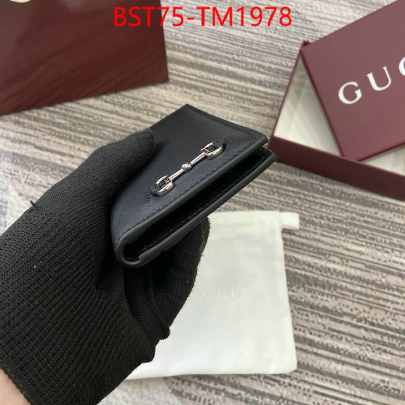 Gucci Bags(TOP)-Wallet- perfect ID: TM1978 $: 75USD,