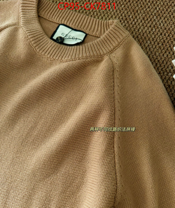 Clothing-Gucci top brands like ID: CK7811 $: 95USD
