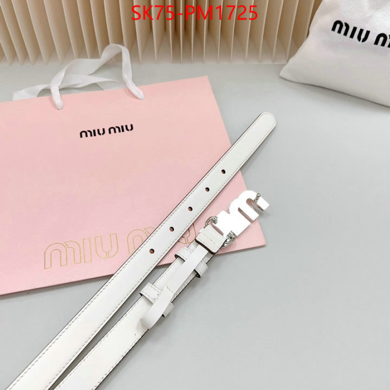 Belts-MIU MIU buy the best high quality replica ID: PM1725 $: 75USD