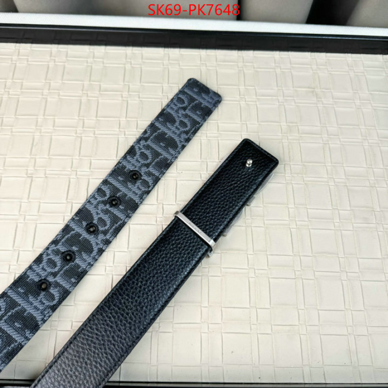 Belts-Dior the best affordable ID: PK7648 $: 69USD