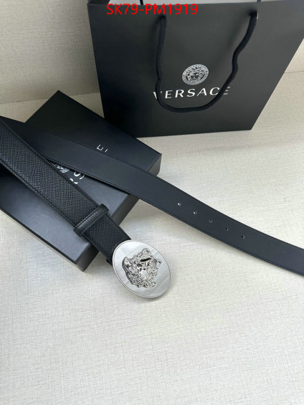 Belts-Versace cheap replica designer ID: PM1919 $: 79USD
