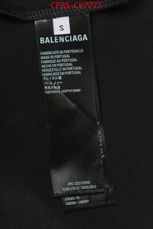 Clothing-Balenciaga wholesale replica ID: CK7771 $: 85USD