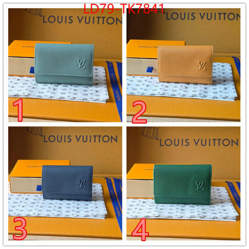 LV Bags(TOP)-Wallet replica 1:1 high quality ID: TK7841 $: 89USD,-shoes yupoo LV Bags(TOP)-Wallet replica 1:1 high quality ID: TK7841 $: 89USD,