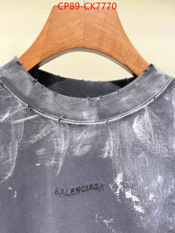 Clothing-Balenciaga where to buy high quality ID: CK7770 $: 89USD