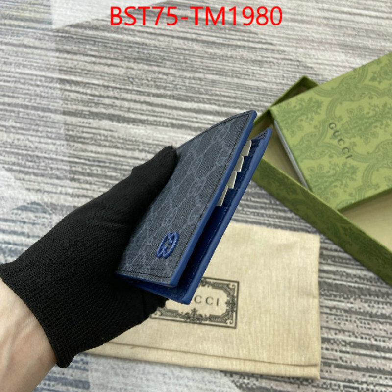Gucci Bags(TOP)-Wallet- wholesale imitation designer replicas ID: TM1980 $: 75USD,