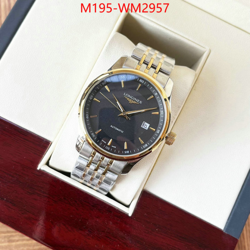 Watch(4A)-Longines buy high-quality fake ID: WM2957 $: 195USD-shoes yupoo Watch(4A)-Longines buy high-quality fake ID: WM2957 $: 195USD
