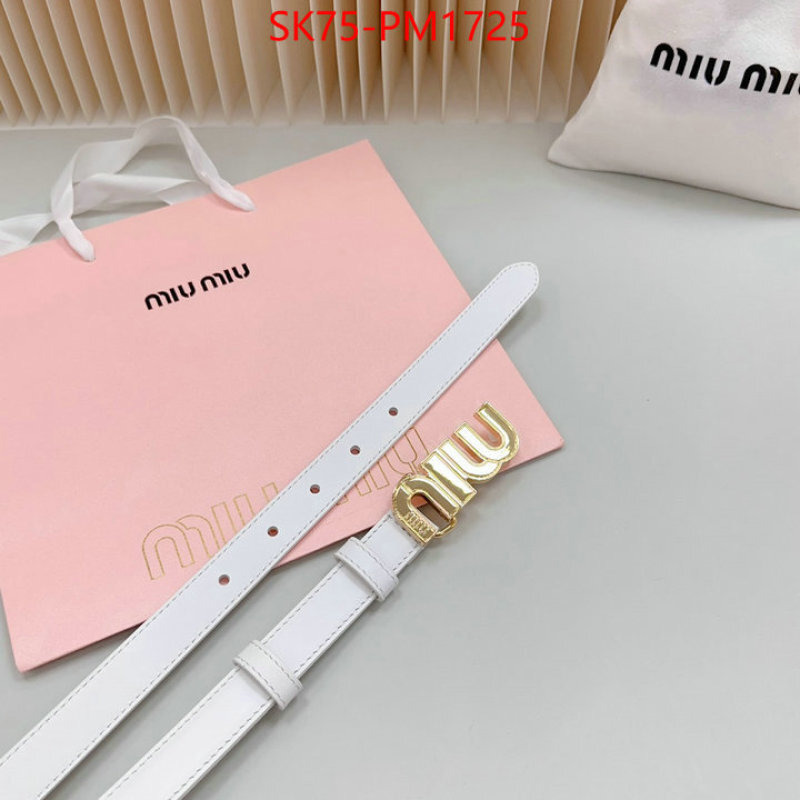 Belts-MIU MIU buy the best high quality replica ID: PM1725 $: 75USD