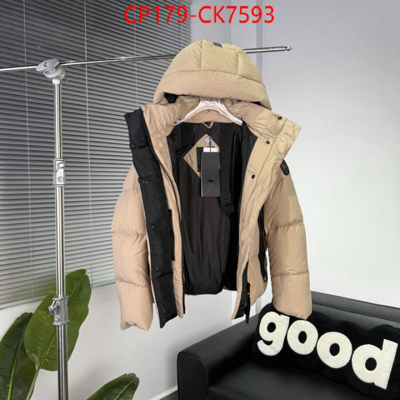 Down jacket Men-Canada Goose perfect ID: CK7593 $: 179USD