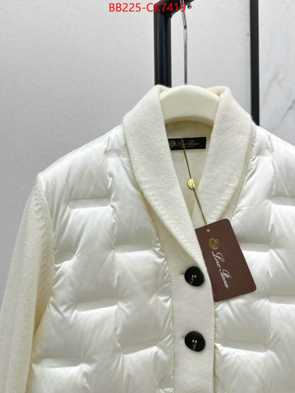 Down jacket Women-Loro Piana best replica new style ID: CK7419 $: 225USD