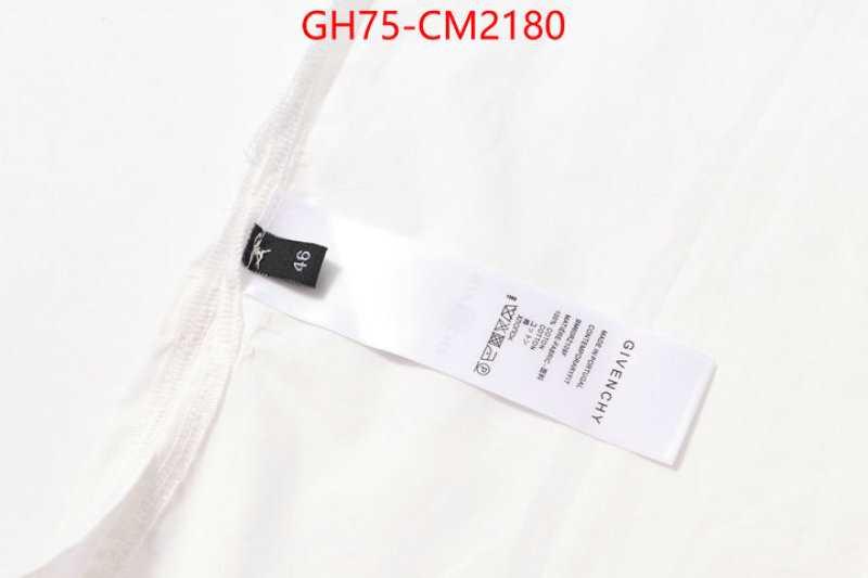 Clothing-Givenchy top quality replica ID: CM2180 $: 75USD