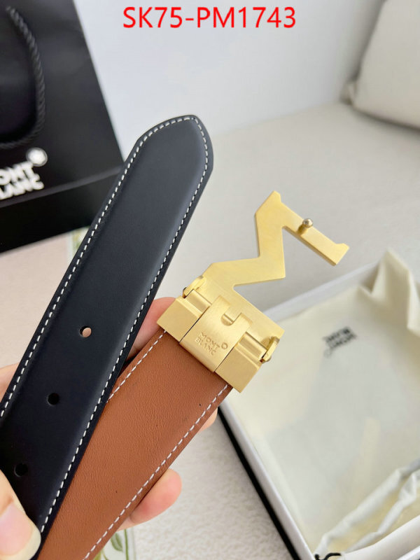 Belts-Montblanc fashion designer ID: PM1743 $: 75USD
