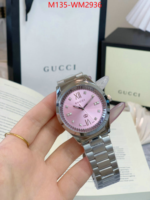 Watch(4A)-Gucci what best replica sellers ID: WM2936 $: 135USD-shoes yupoo Watch(4A)-Gucci what best replica sellers ID: WM2936 $: 135USD