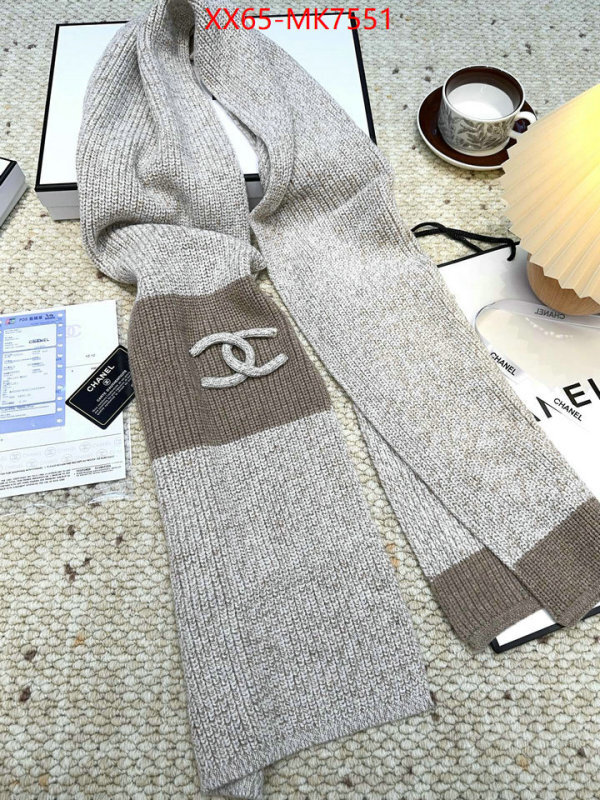 Scarf-Chanel wholesale replica shop ID: MK7551 $: 65USD