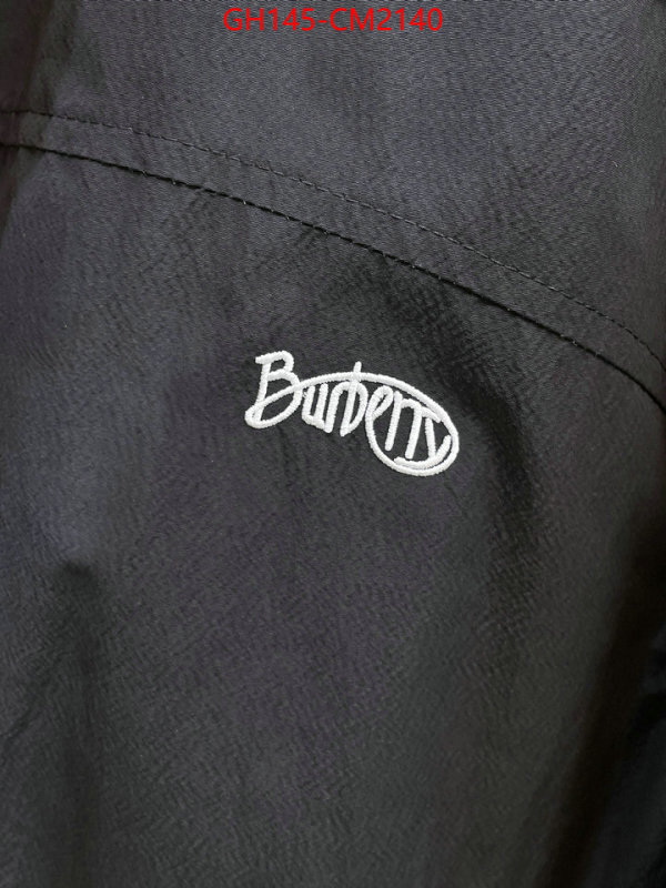 Clothing-Burberry for sale online ID: CM2140 $: 145USD
