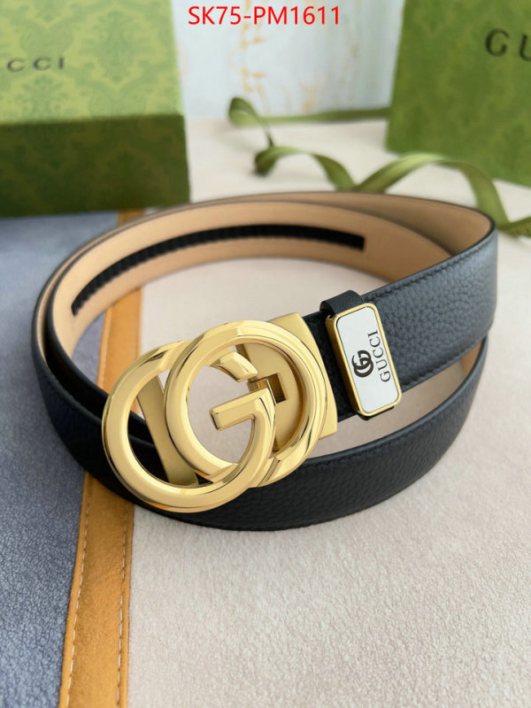 Belts-Gucci fashion ID: PM1611 $: 75USD