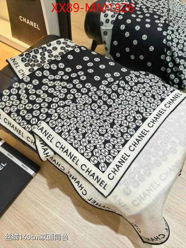 Scarf-Chanel luxury 7 star replica ID: MM1826 $: 89USD
