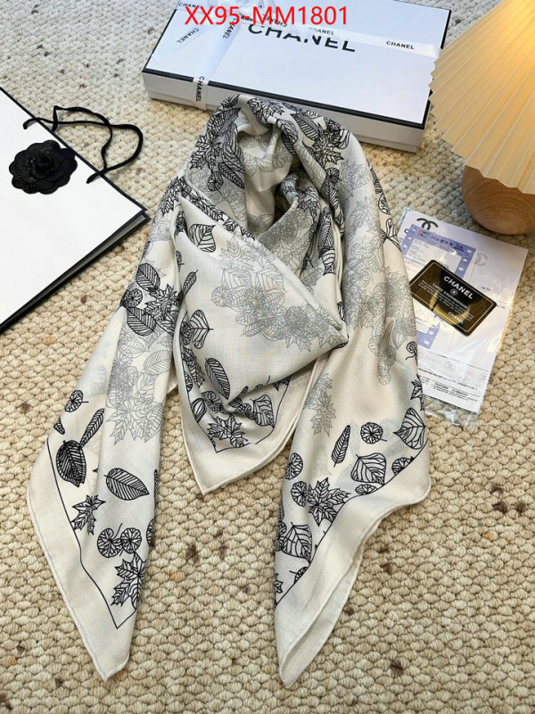 Scarf-Chanel 2024 perfect replica designer ID: MM1801 $: 95USD