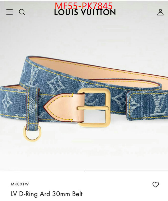 Belts-LV top quality ID: PK7845 $: 55USD