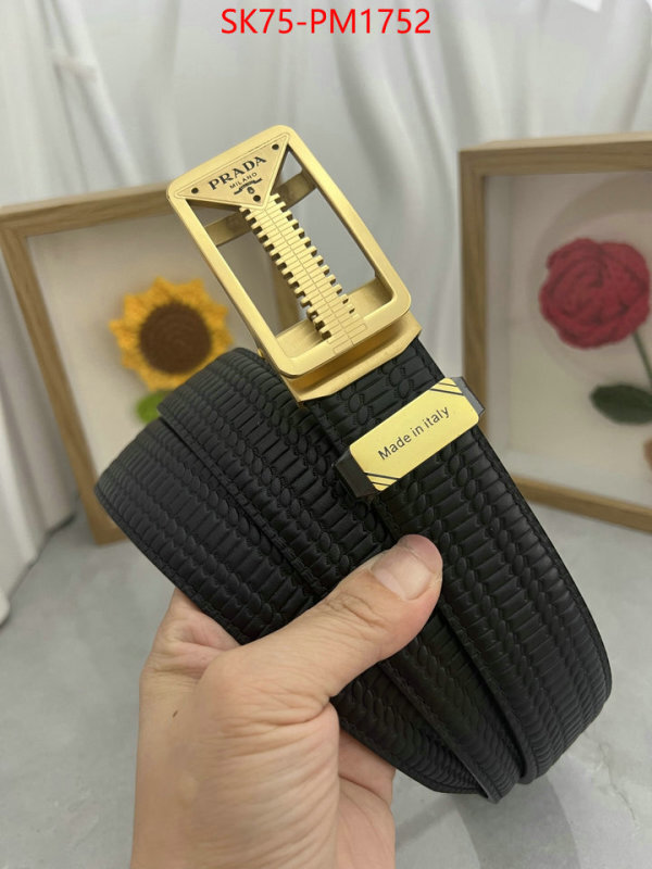 Belts-Prada best fake ID: PM1752 $: 75USD