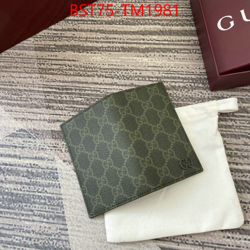 Gucci Bags(TOP)-Wallet- 2024 replica ID: TM1981 $: 75USD,
