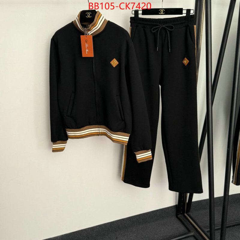 Clothing Set-Loro Piana what best replica sellers ID: CK7420 $: 105USD