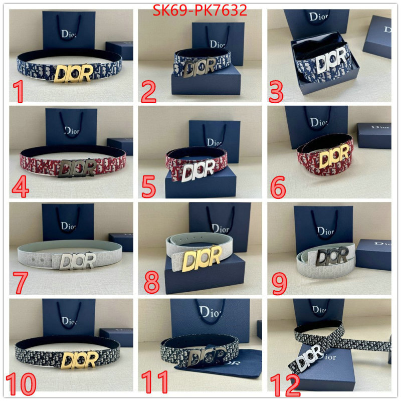 Belts-Dior 2024 aaaaa replica customize ID: PK7632 $: 69USD