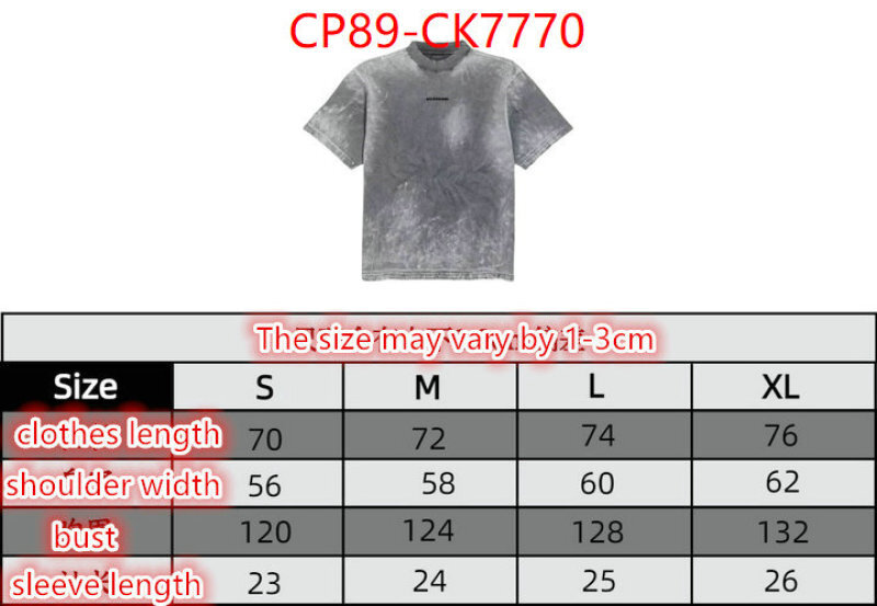 Clothing-Balenciaga where to buy high quality ID: CK7770 $: 89USD