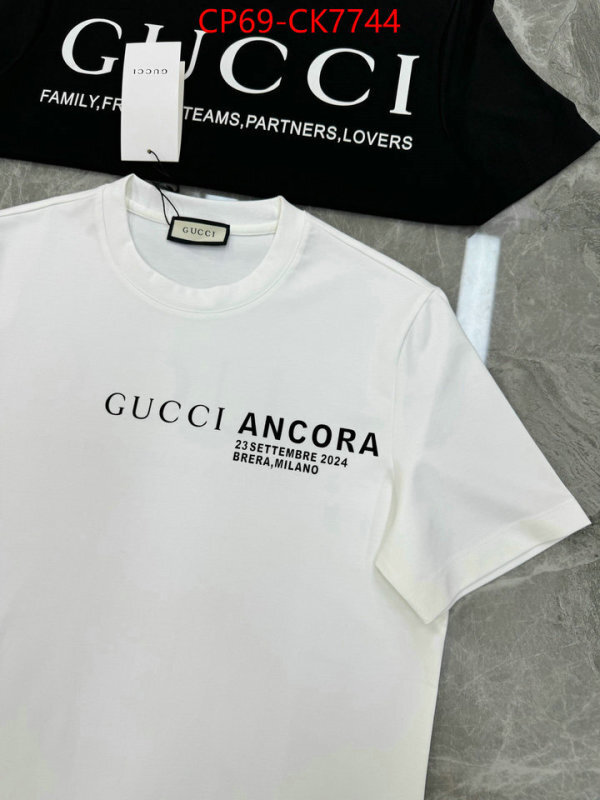 Clothing-Gucci what's the best place to buy replica ID: CK7744 $: 69USD