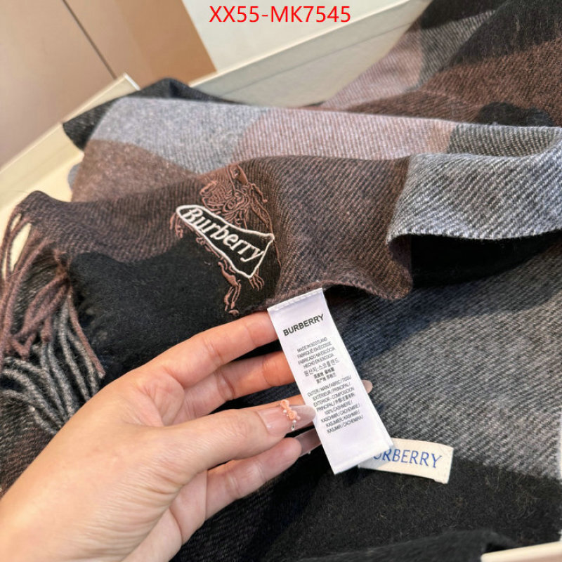 Scarf-Burberry online sales ID: MK7545 $: 55USD