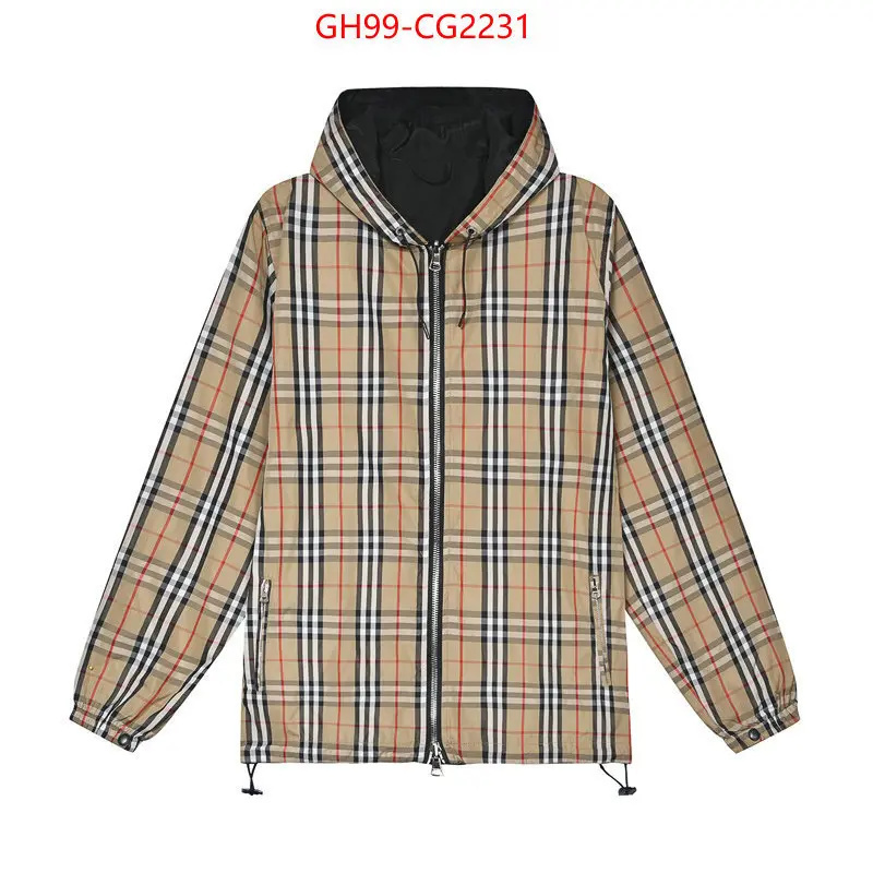 Clothing-Burberry buy cheap ID: CG2231 $: 99USD
