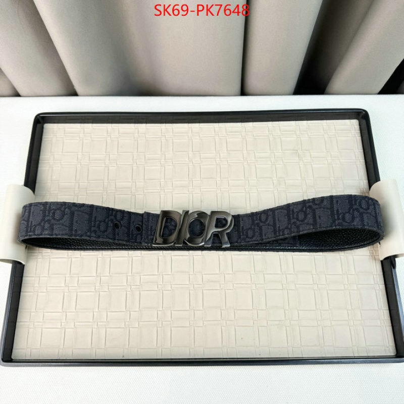Belts-Dior the best affordable ID: PK7648 $: 69USD
