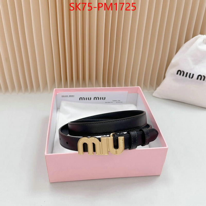 Belts-MIU MIU buy the best high quality replica ID: PM1725 $: 75USD