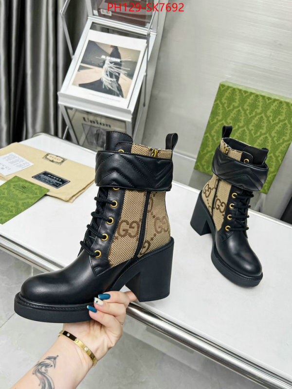 Women Shoes-Gucci where to buy replicas ID: SK7692 $: 129USD